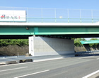 向橋跨高速道路橋(ロッキング橋脚)耐震補強